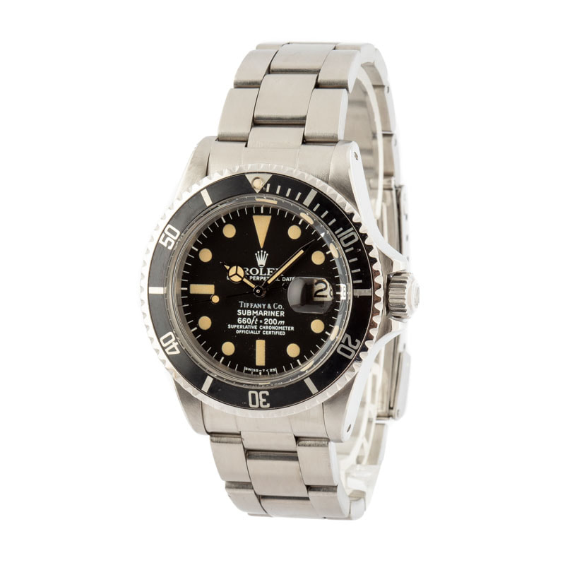 Rolex Vintage Submariner 1680 Tiffany Dial