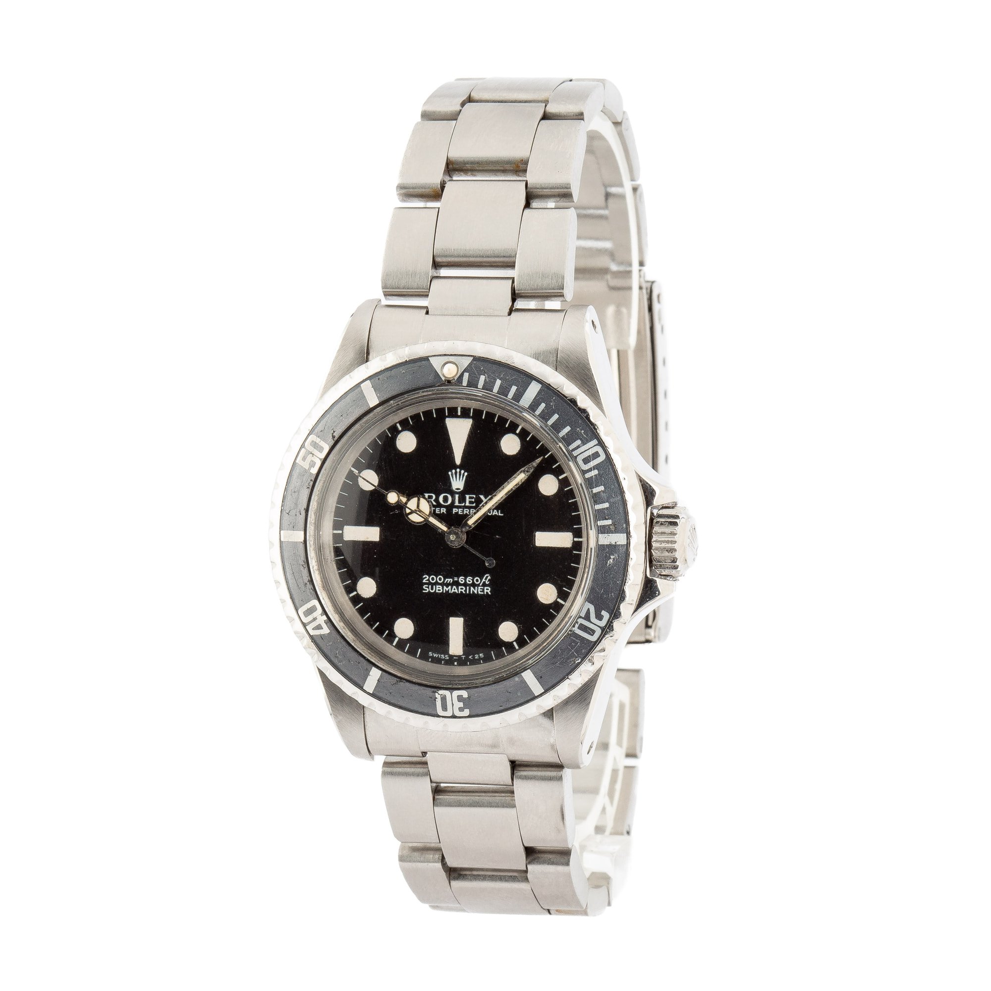 Vintage Rolex Submariner ref 5513 Stainless Steel Oyster