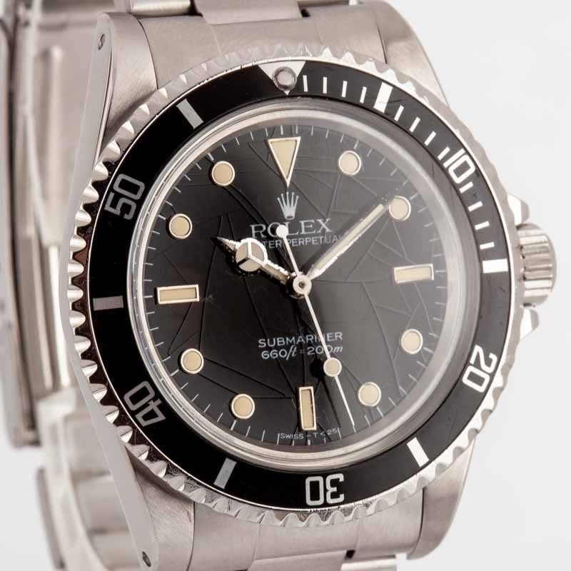 Vintage Rolex Submariner 5513 Black Spider Dial