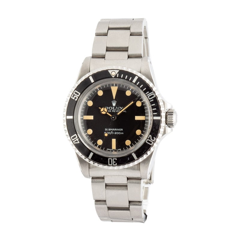 Vintage Rolex Submariner 5513 Steel