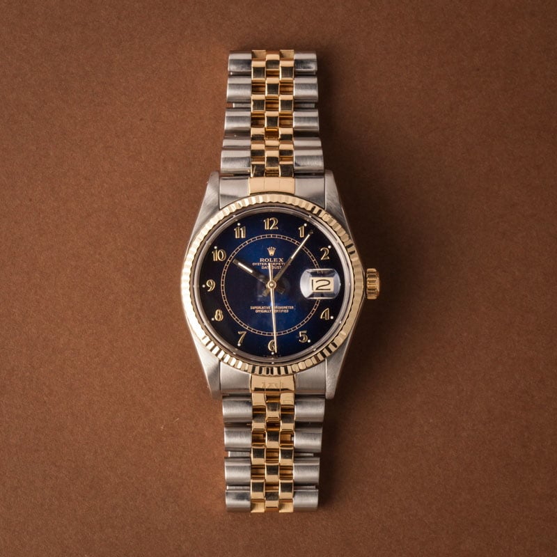 Rolex Datejust 16013 Blue Arabic