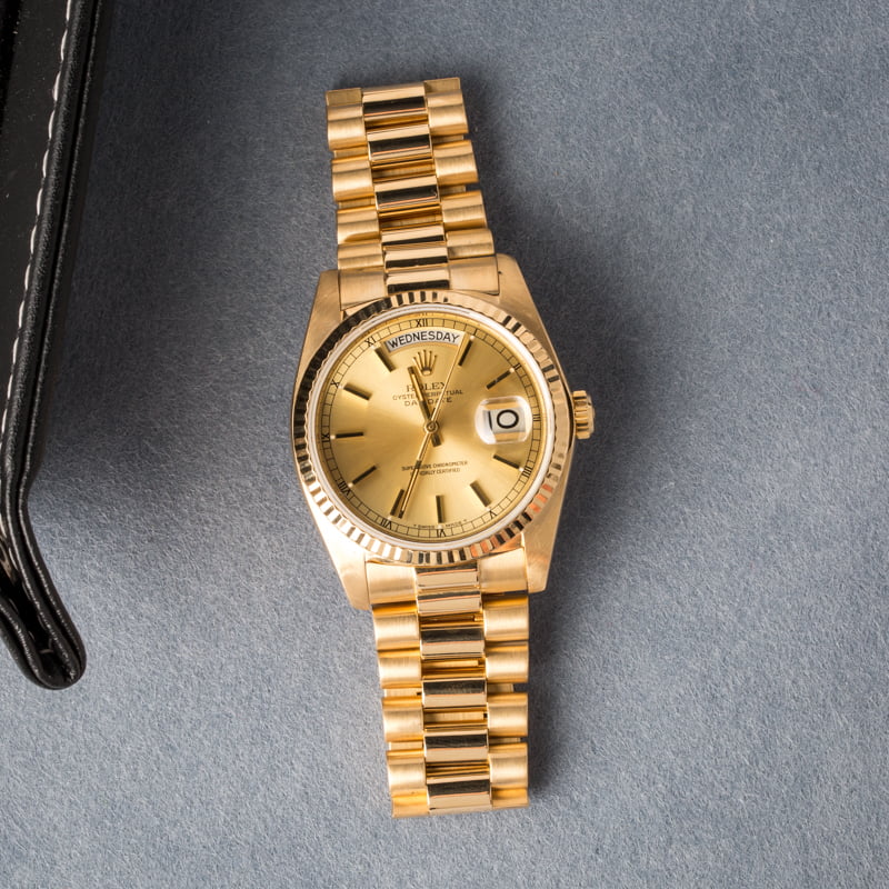 Buy Used Rolex President 18038 | Bob's Watches - Sku: 149964