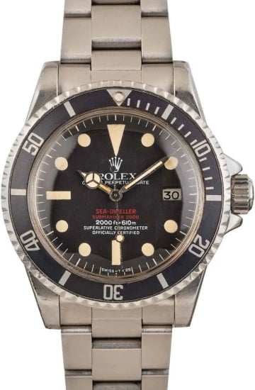 Vintage Rolex Sea-Dweller 1665 Double Red Sea-Dweller