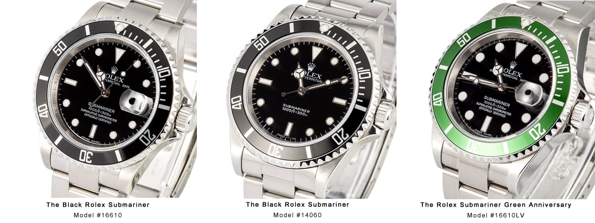 Rolex Submariner Kermit - Flat 4 vs. Sharp 4 Bezel Guide - Bob's Watches