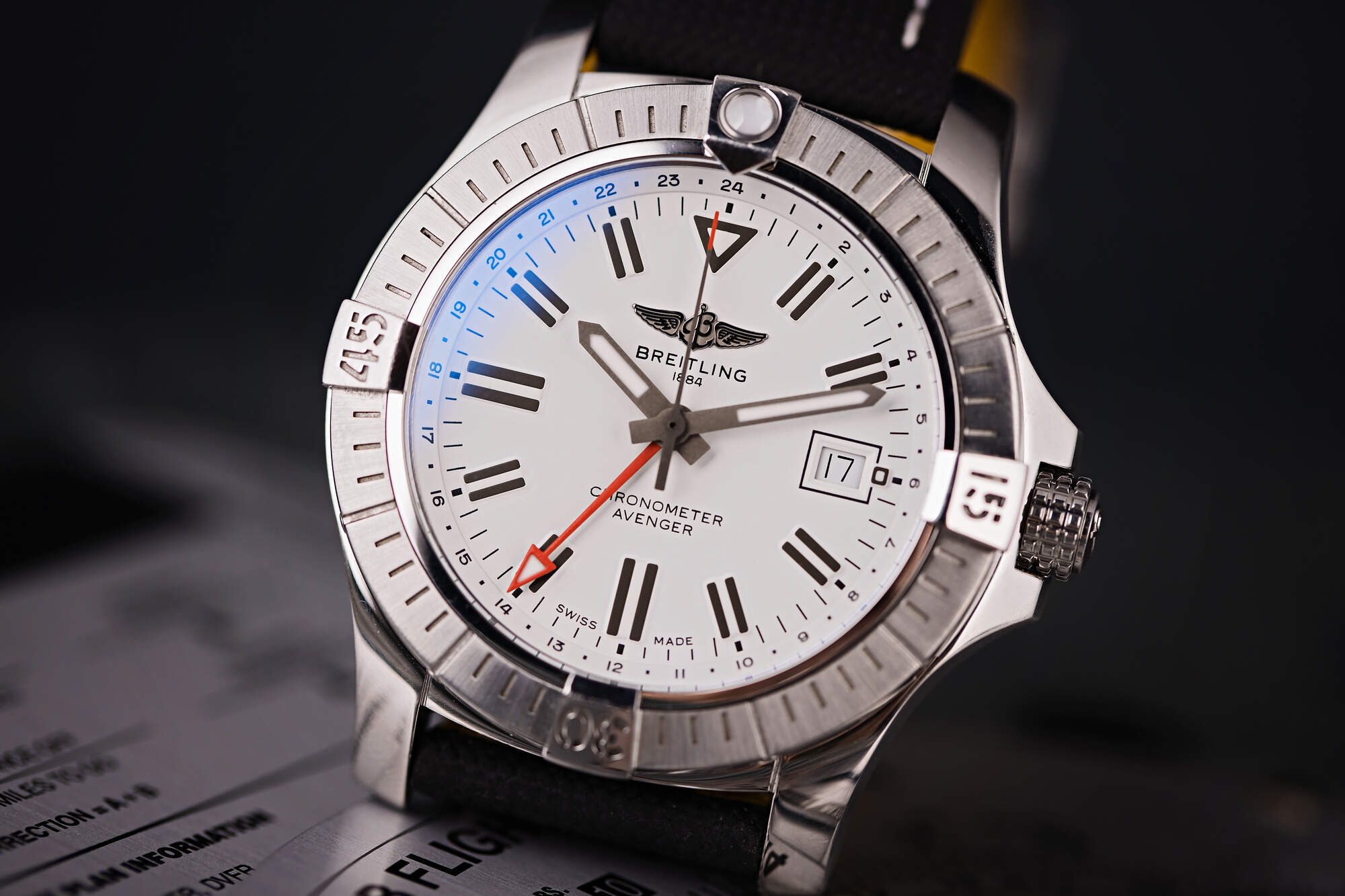 Breitling Avenger II GMT Stainless Steel