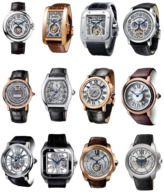 old cartier watch models