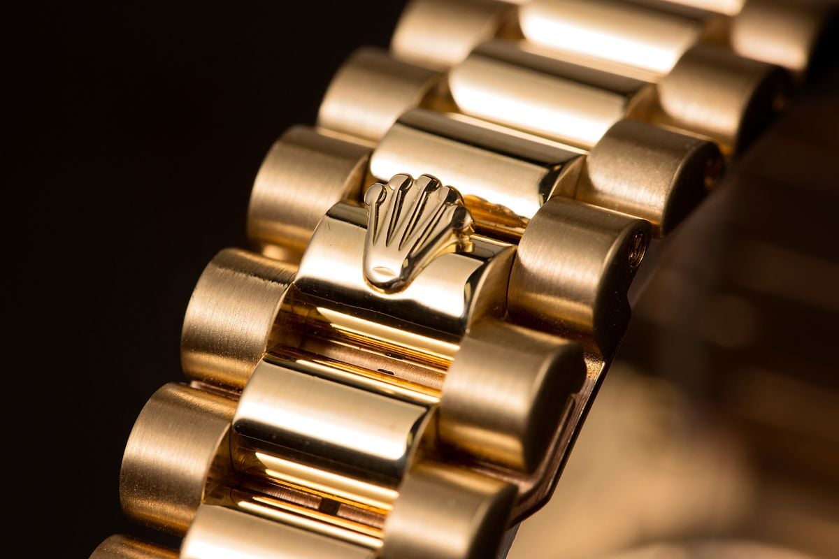 Rolex Style Link Bracelet (46.3gr/10kt) – White House Jewellery Inc.