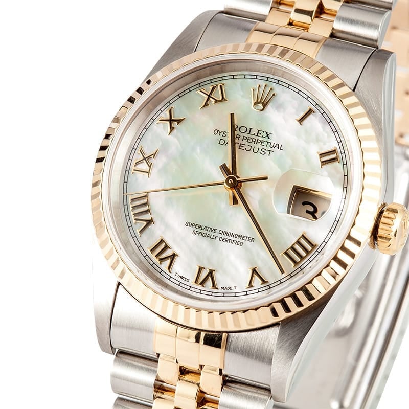 Used Men's Rolex Oyster Perpetual DateJust MOP Dial