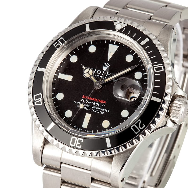 Rolex Red Submariner 1680 at Bob's