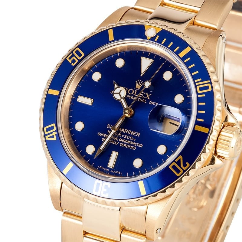 Rolex Men's Submariner 18K 16808