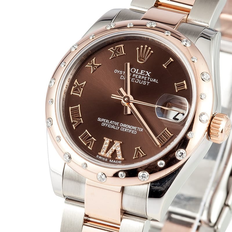 Ladies Rolex Rose Gold Mid-Size 178341