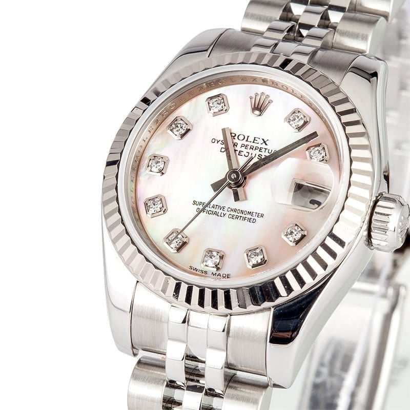 Rolex Datejust MOP Diamond Dial 179174