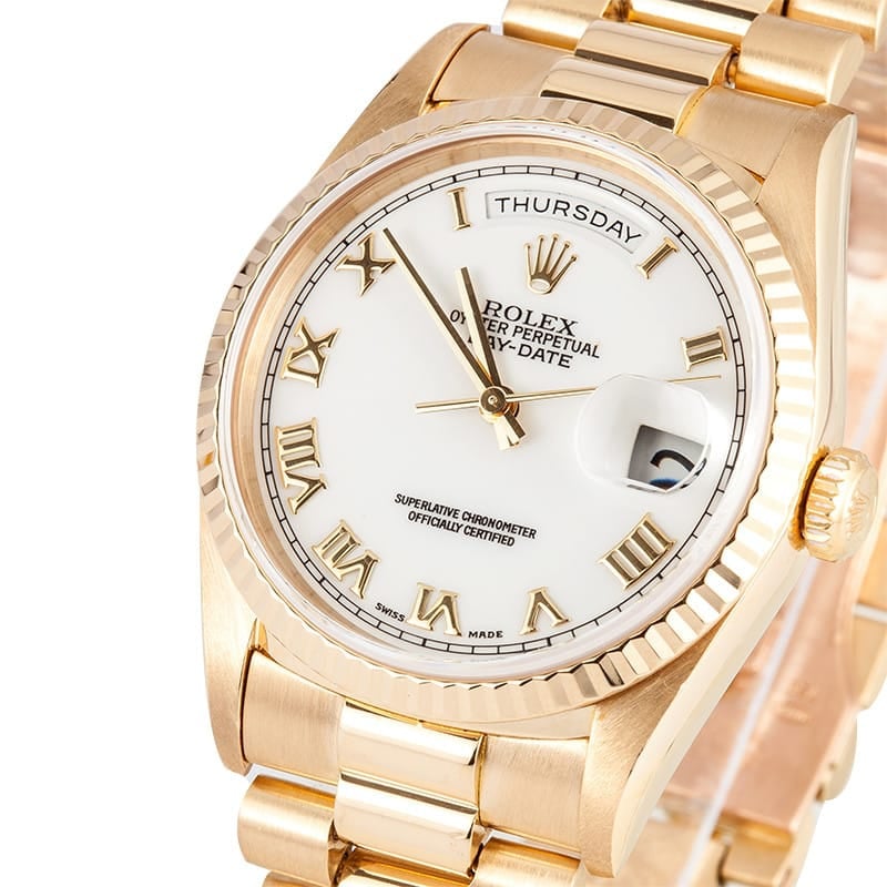 Rolex 18K YG Mens Day Date 18238