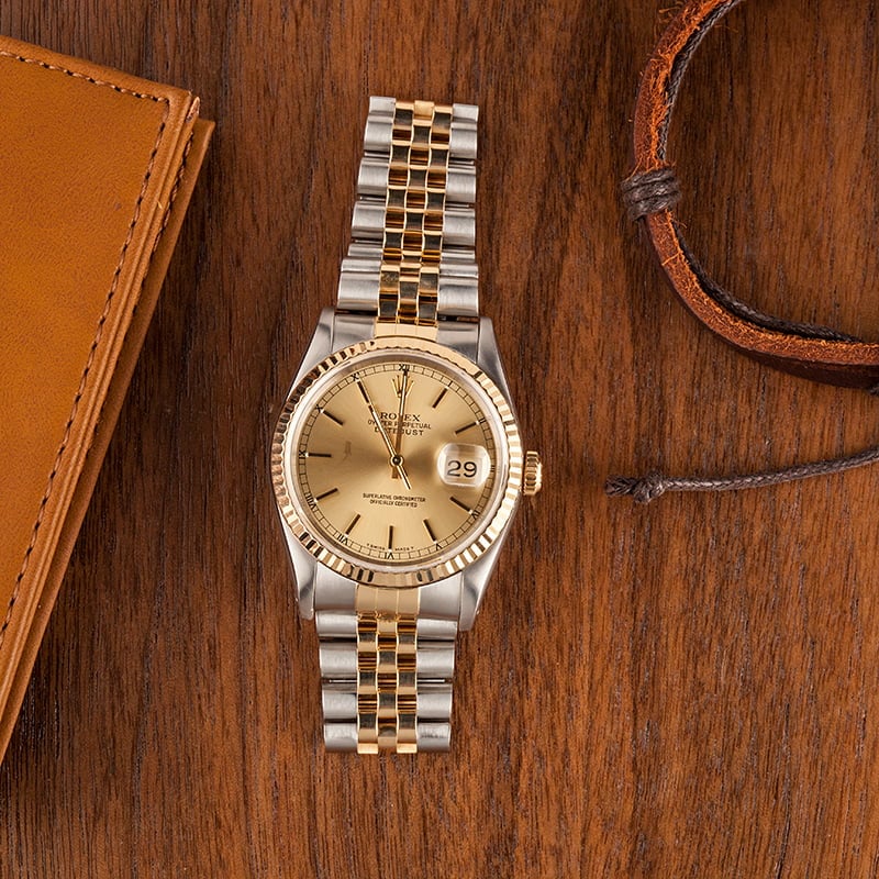 Pre-Owned Men's Rolex Datejust 16233 Two Tone