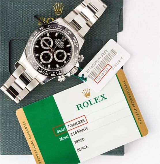 rolex submariner serial number check