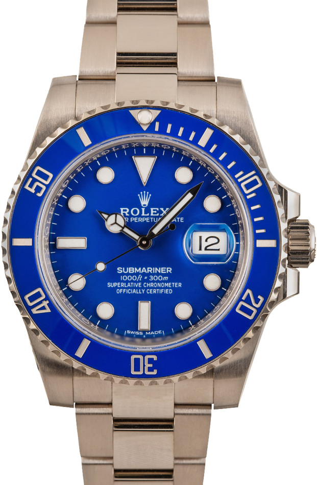 Buy Used Rolex Submariner 116619 | Bob's Watches - Sku: 151405