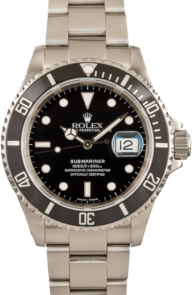 Rolex Submariner 16610T Black Bezel