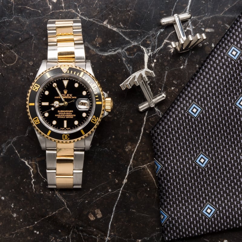 Rolex Submariner 16613 100% Authentic