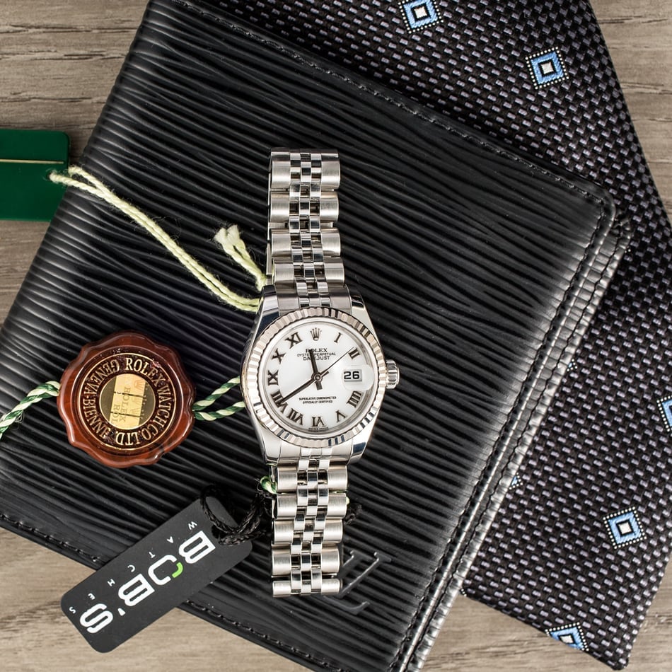 Rolex Ladies Datejust 179174 White Roman