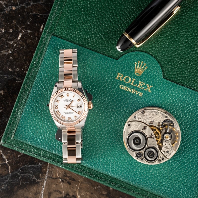 Rolex Ladies Everose Datejust 179171