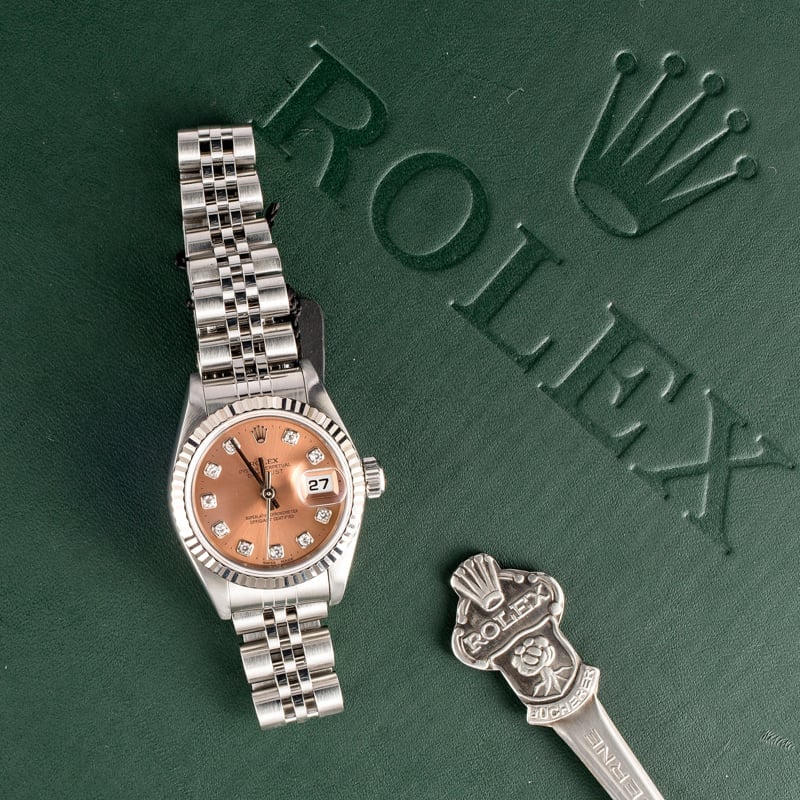 Ladies Rolex Datejust 69174 Diamond