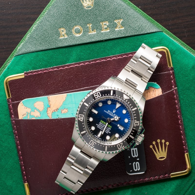 Rolex Sea-Dweller Deepsea Blue 116660 Certified Pre-Owned