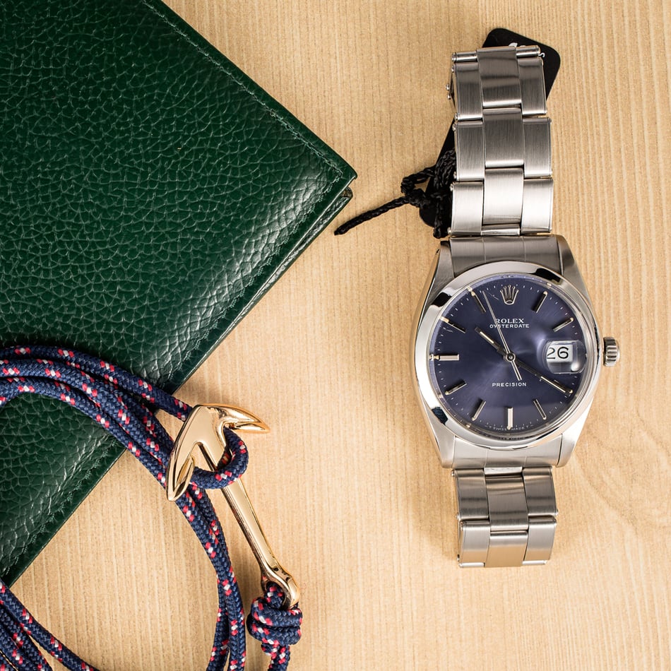 Rolex Vintage Oysterdate 6694 Blue Dial