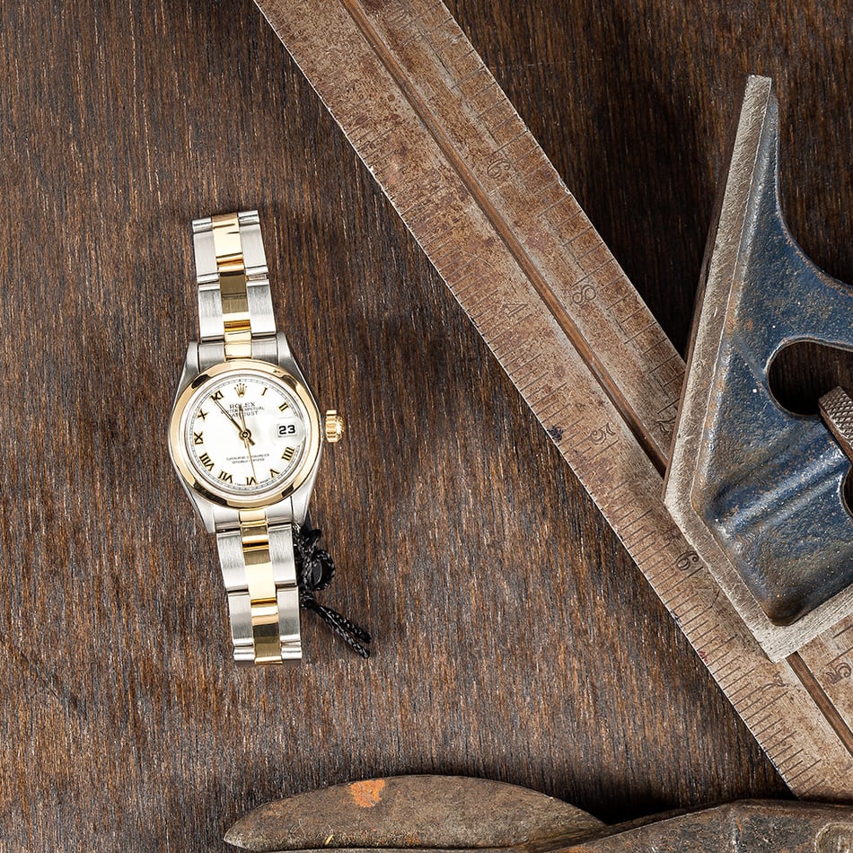 Rolex Ladies Datejust 69163 White Roman