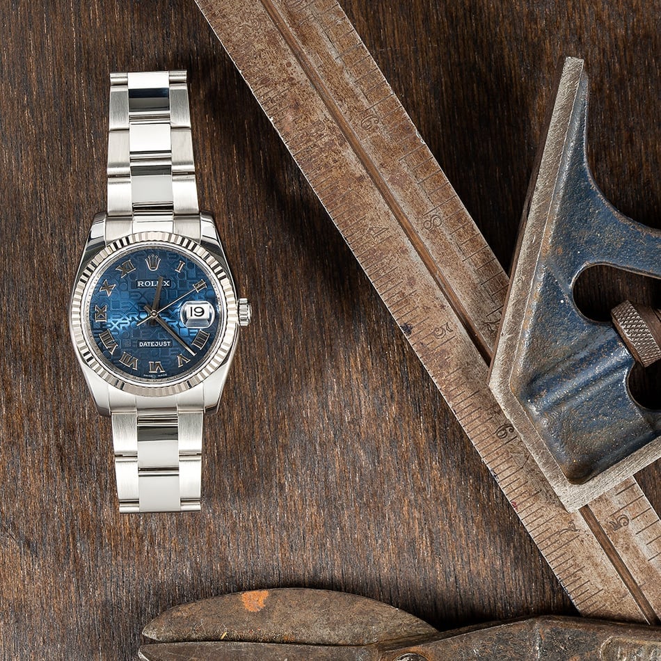 Rolex Datejust 116234 Blue Jubilee Dial