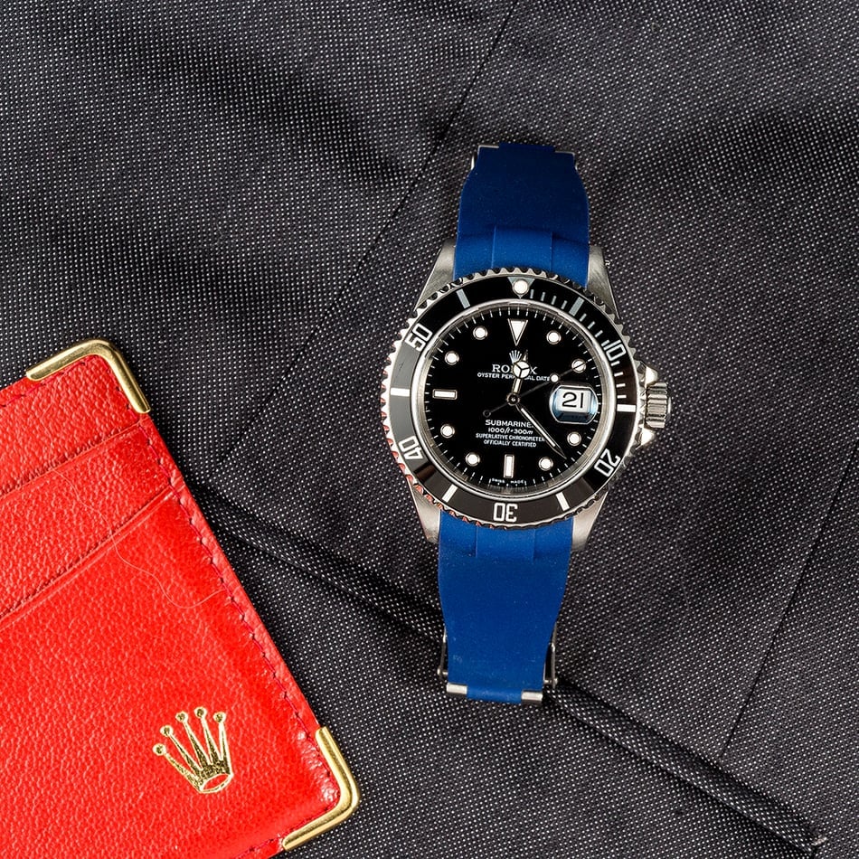 Rolex Submariner 16610 Rubber Strap