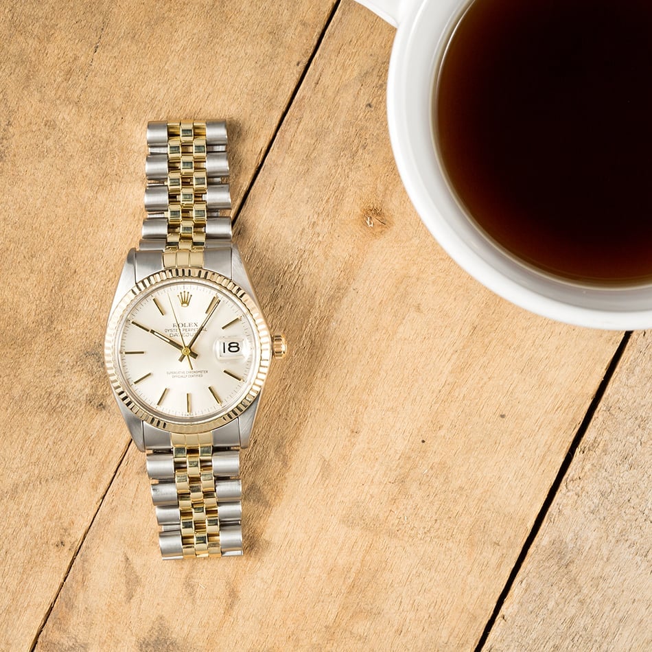 Rolex Two-Tone Datejust 16013 Silver Dial