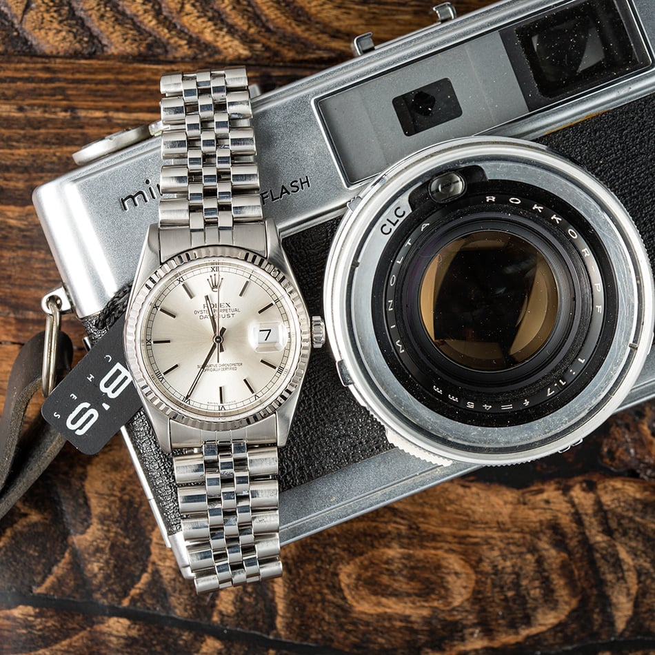 Rolex Datejust 16234 White Gold Bezel