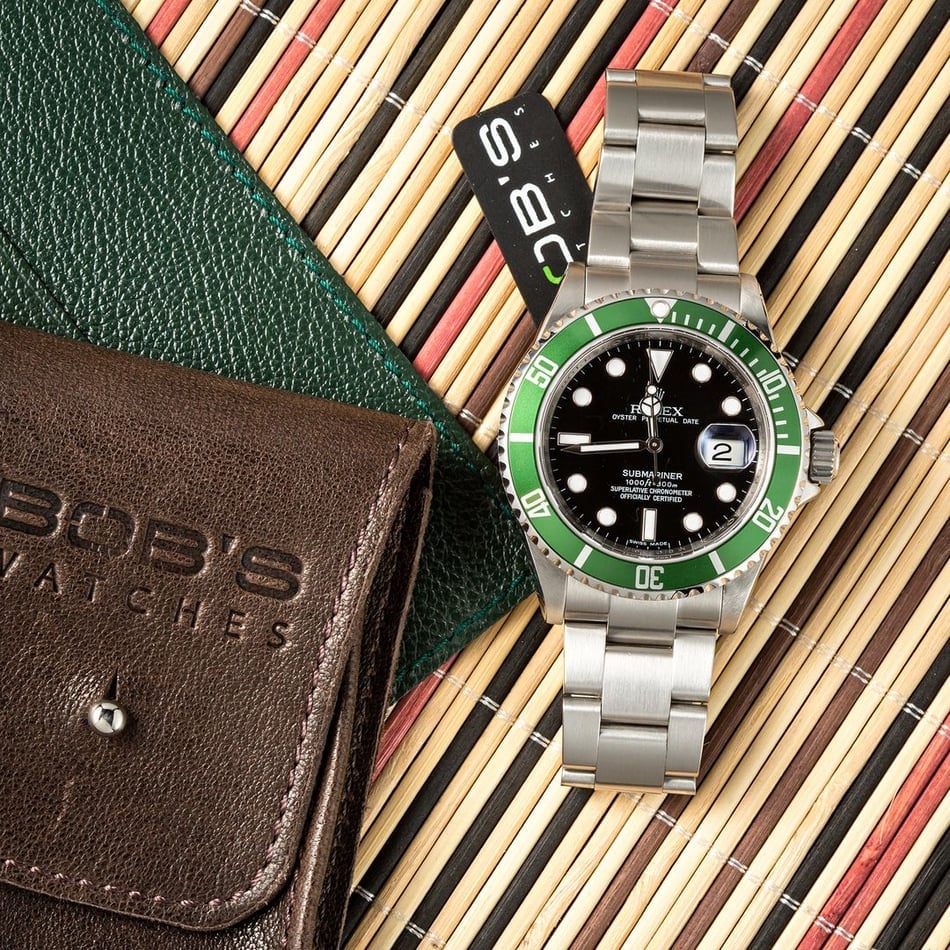 Rolex Submariner 16610V Green and Black