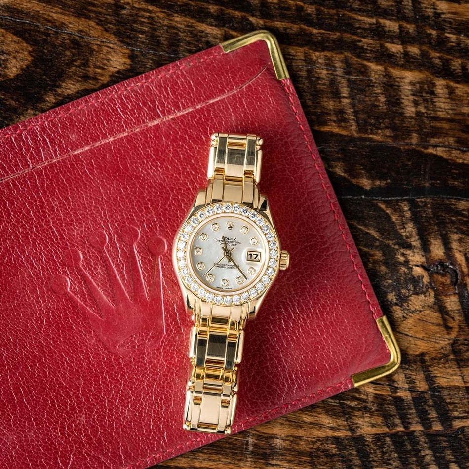 Ladies Rolex Pearlmaster 69298