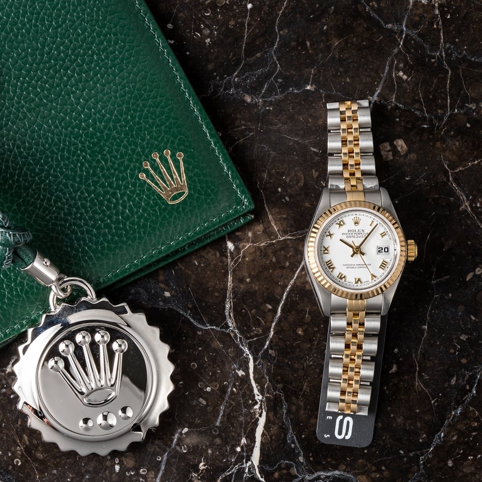 Datejust Ladies Rolex 79173 White Roman