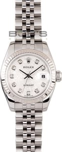 Ladies Rolex Datejust New Model Diamond Dial 179174