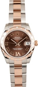 Ladies Rolex Rose Gold Mid-Size 178341