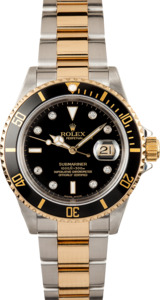 Rolex Submariner Steel & 18K Gold 16613T