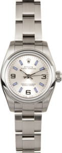 Ladies Rolex Oyster Perpetual 176200 Blue Index