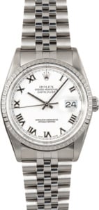 Rolex Steel Men's Datejust 16220 Certified Pre-Owned