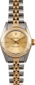 Rolex Lady Oyster Perpetual 67193 Champagne Dial