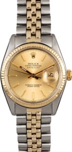 Rolex Datejust 16013 Two Tone Oval Link