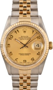 Rolex Datejust 16233 Champagne Arabic