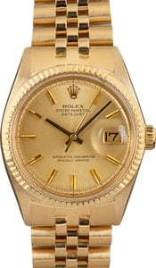 Rolex Datejust 1601 Yellow Gold
