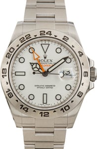 Rolex Explorer II 216570 White Dial