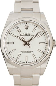 Rolex Oyster Perpetual 114300 White Dial