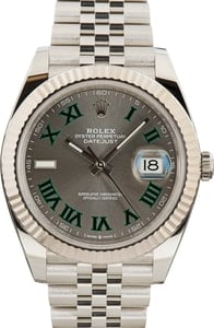 Rolex Datejust 41 Ref 126334 Slate Roman Dial