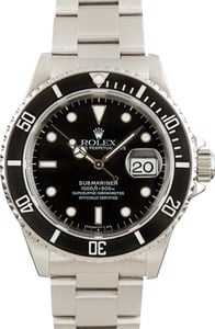 Buy Used Rolex Submariner 16610 Bob s Watches Sku 168558