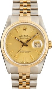 Rolex Datejust 16233 Champagne Dial