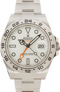 Rolex Explorer II 216570 White Polar Dial